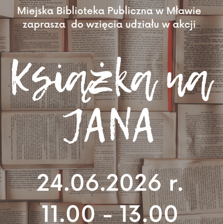 ''Książka na Jana'' -zaproszenie